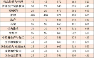 漳州卫校高职单招切线是多少？