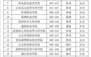 山东职业单招学校排名怎么排？