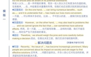 议论文模板如何用？范文有何借鉴价值？