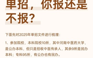 2025河南单招院校有哪些？