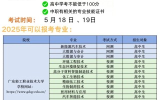 2025广东单考单招政策有哪些变化？