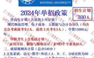开封大学单招冷门专业