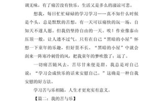 快乐与痛苦为何能并存？