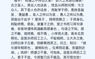 师说的议论文800字