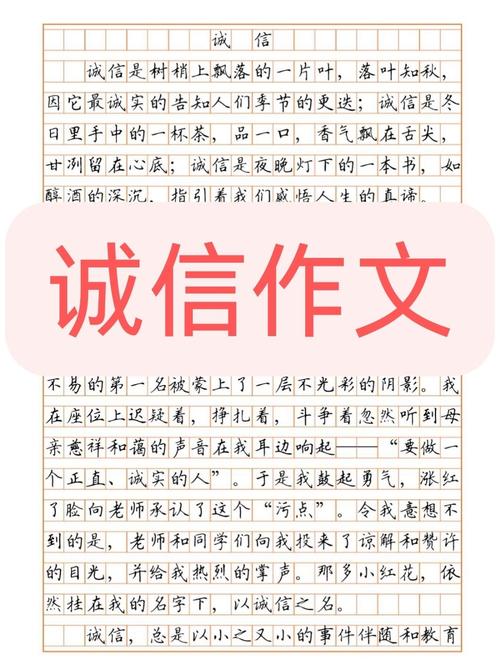 关于诚信的议论文500字-第3张图片-厚德教育培训