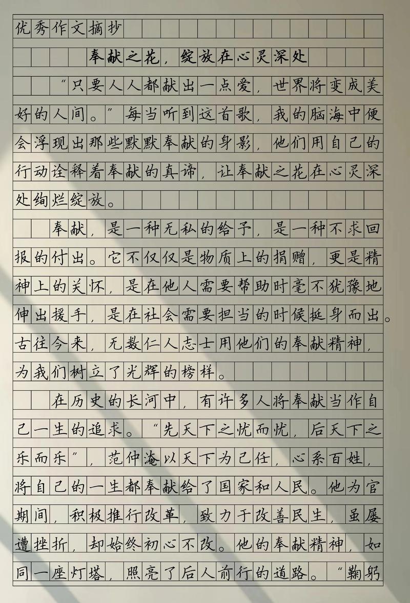 奉献满分何为？价值衡量标准何在？-第3张图片-厚德教育培训