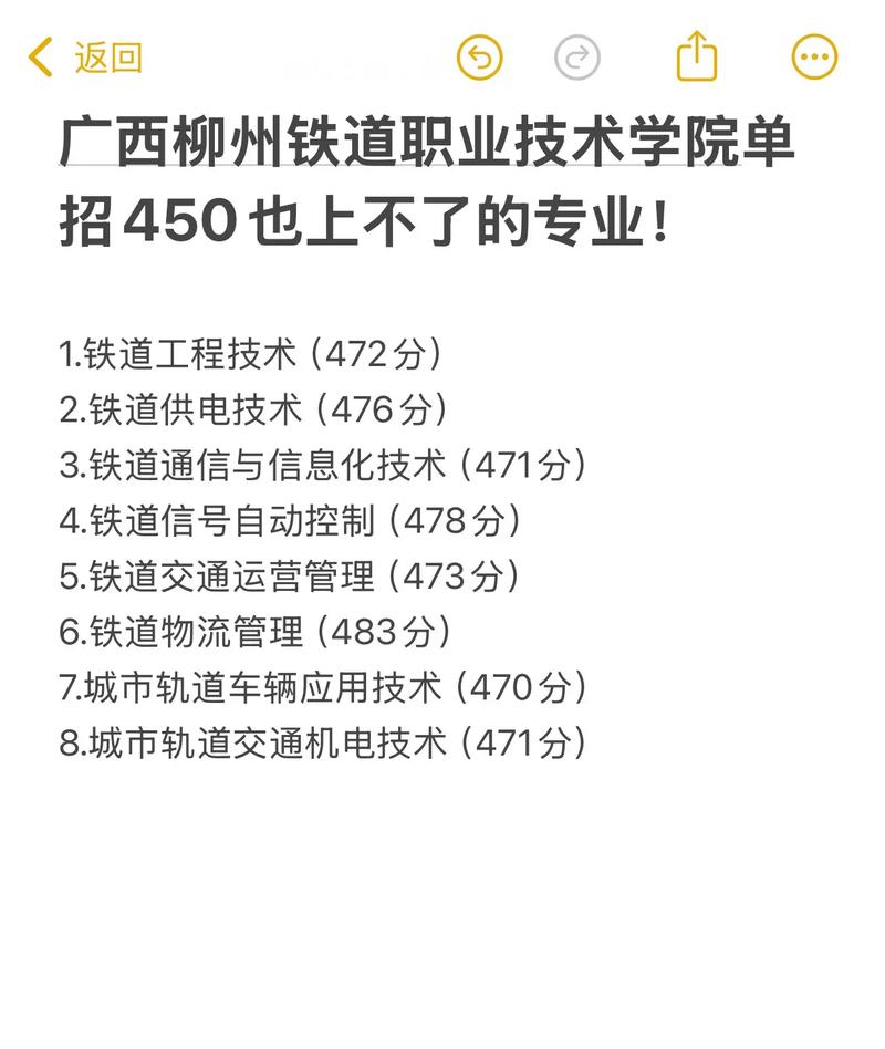 柳州铁院单招怎么报？有哪些专业可选？-第2张图片-厚德教育培训