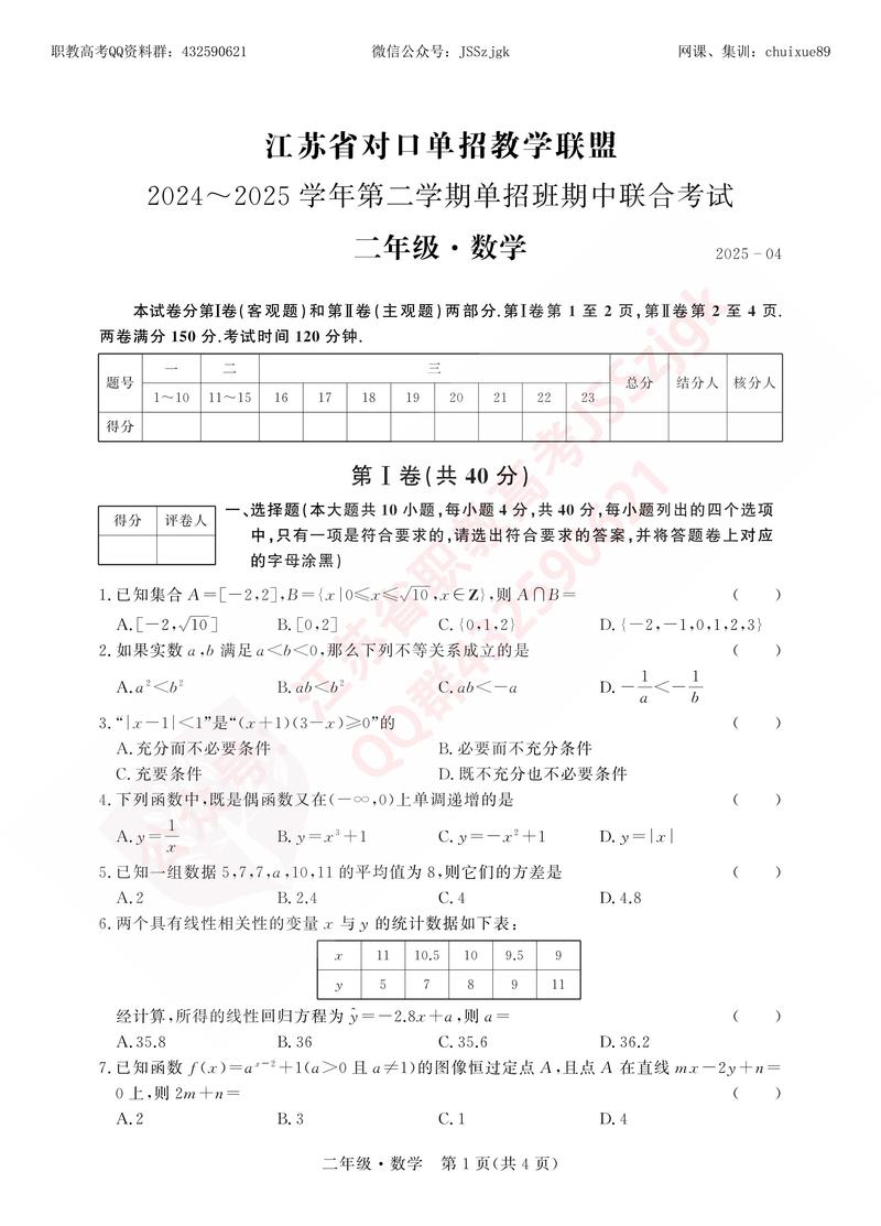 2025江苏对口单招试卷难度如何?-第1张图片-厚德教育培训 2025江苏对口单招试卷难度如何?-第1张图片-厚德教育培训