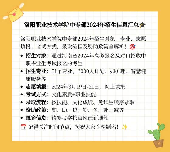 洛阳职业技术学院单招有哪些专业？-第2张图片-厚德教育培训