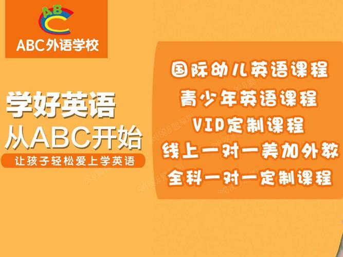 abc英语培训海报原图是哪里找的？-第2张图片-厚德教育培训