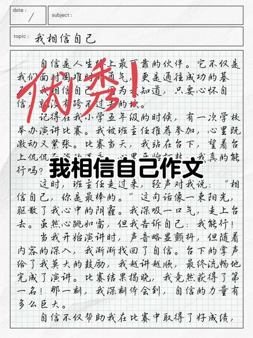 如何培养相信自己作文的核心能力？-第1张图片-厚德教育培训