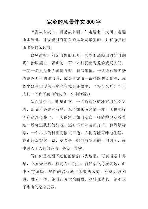 议论文作文 的风景-第3张图片-厚德教育培训