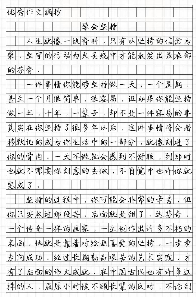 坚持作文800字议论文，如何写好议论文中的坚持主题？-第2张图片-厚德教育培训