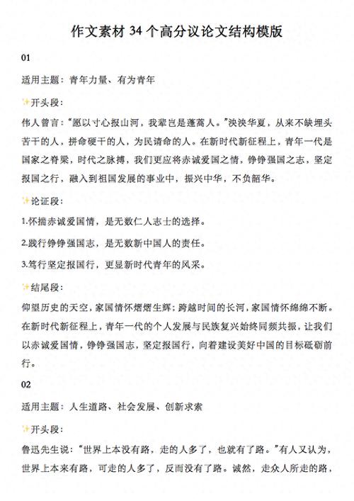 议论文议论词有哪些？-第2张图片-厚德教育培训