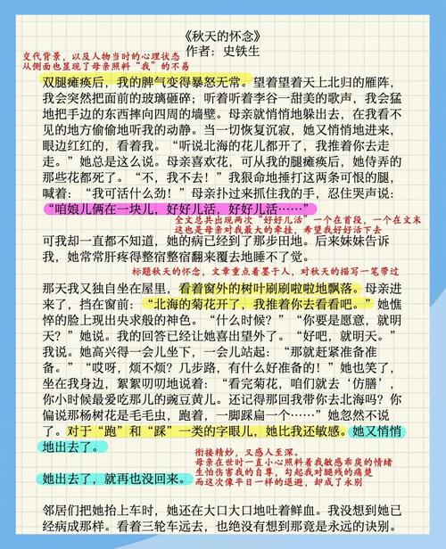 史铁生母爱，如何用生命书写深沉母爱？-第1张图片-厚德教育培训
