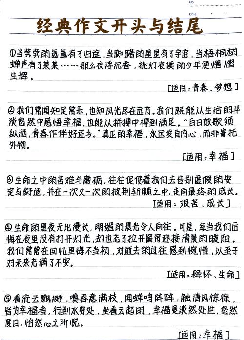 议论文如何写好开头和结尾？-第2张图片-厚德教育培训