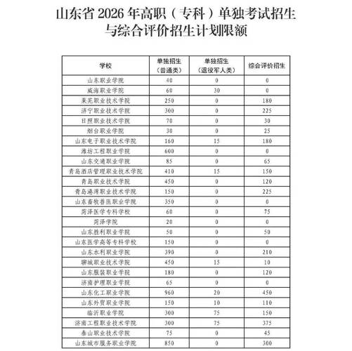 济南大专单招学校排名最新的是哪些？-第3张图片-厚德教育培训