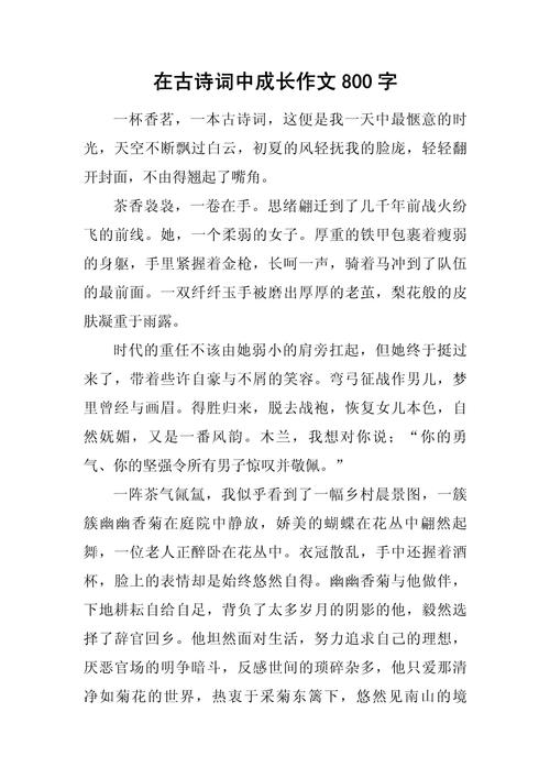 诗词 议论文800字-第2张图片-厚德教育培训