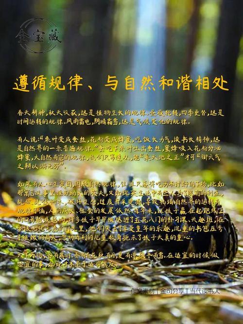 遵循自然规律，何为处世之道？-第1张图片-厚德教育培训
