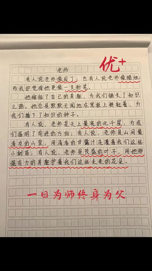 关于老师的作文议论文-第1张图片-厚德教育培训